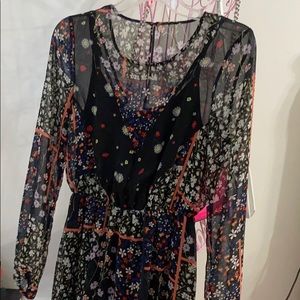 BCBG long sleeve mini dress